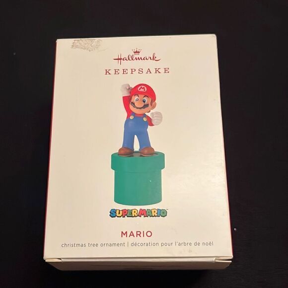2019 Hallmark Keepsake Ornament Mario Super Mario Brothers - Picture 1 of 13